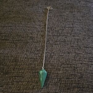 Elegant Green Rock Pendant